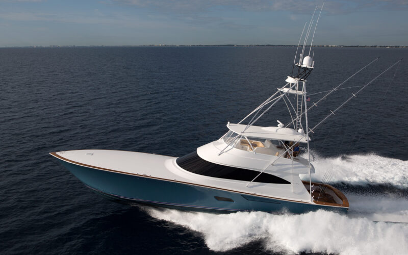 Why the Enclosed Bridge Viking 80 is an authentic fishing yacht